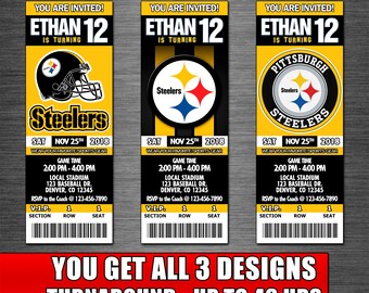 Steelers get together Etsy photograph regarding Printable Steelers Schedule referred to as Steelers occasion Etsy
